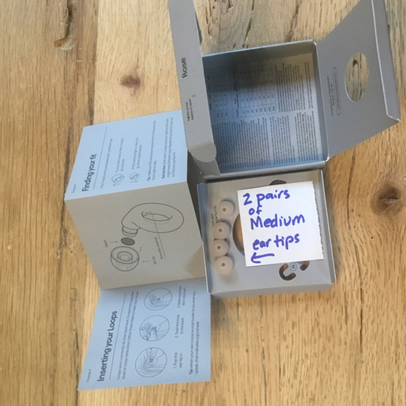 4 Loop Engage 2 earplug tips MEDIUM 2pairs of M size tips NWT replacement - Picture 5 of 7